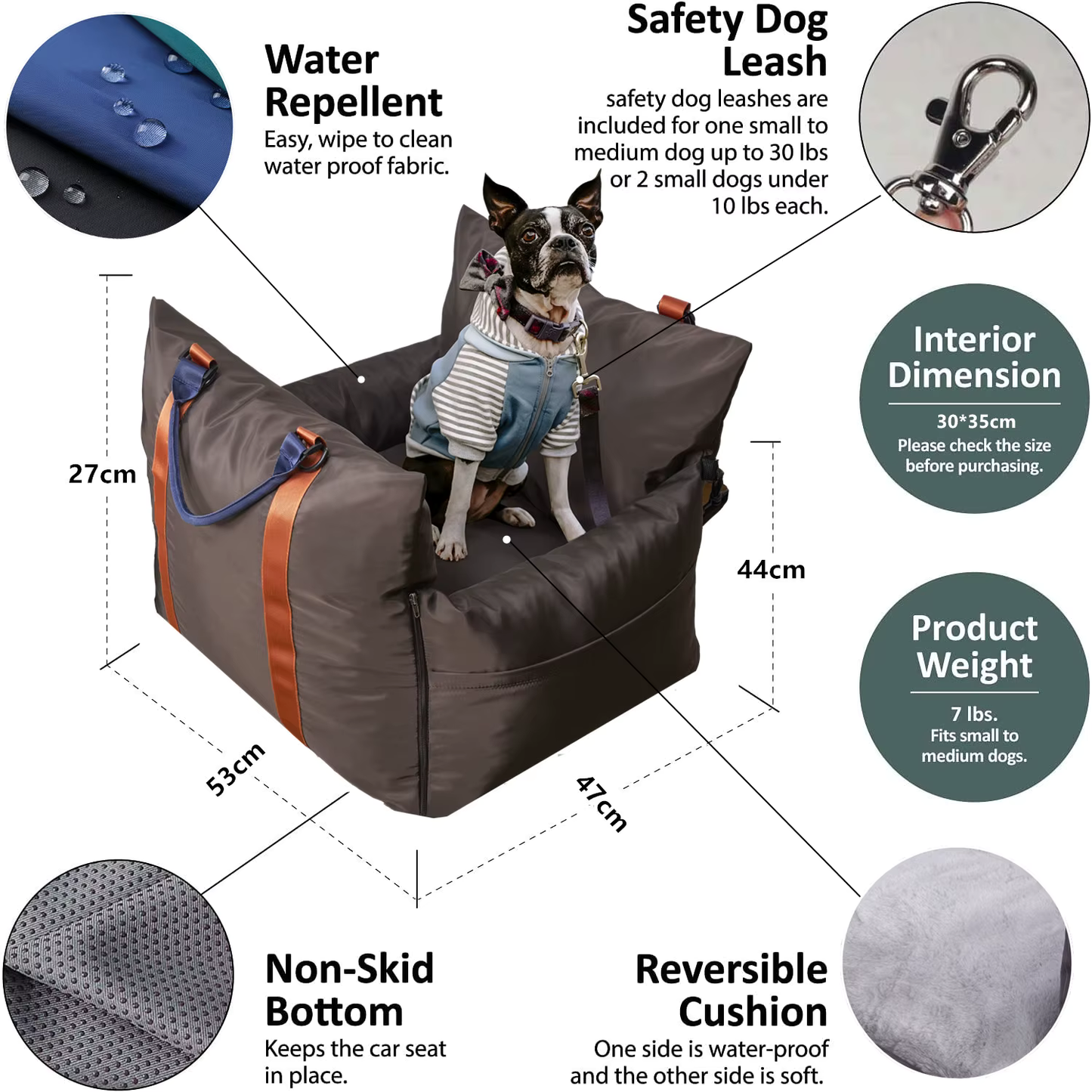 Multifunktionaler Autositz für Hunde und Katzen