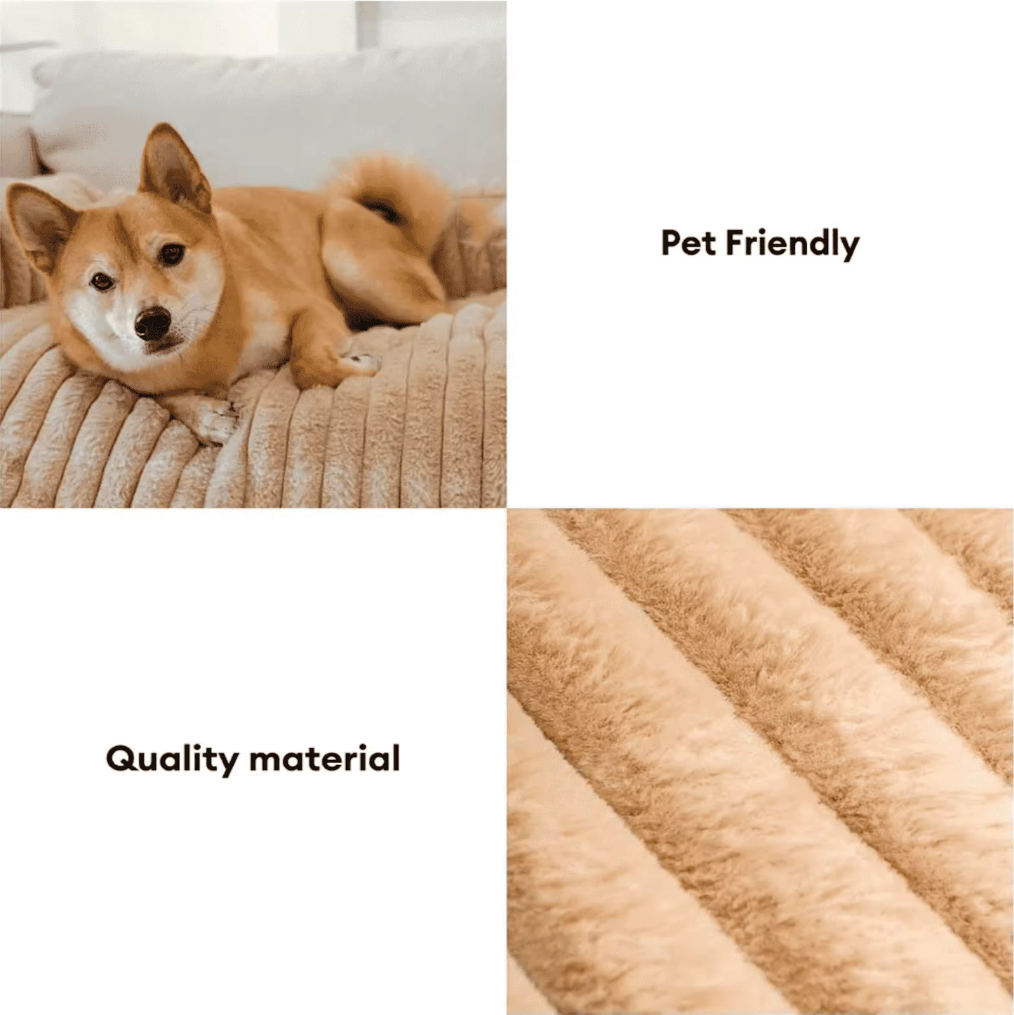 Fluffy Sofa Blanket Bolster Dog Mat Couch Cover