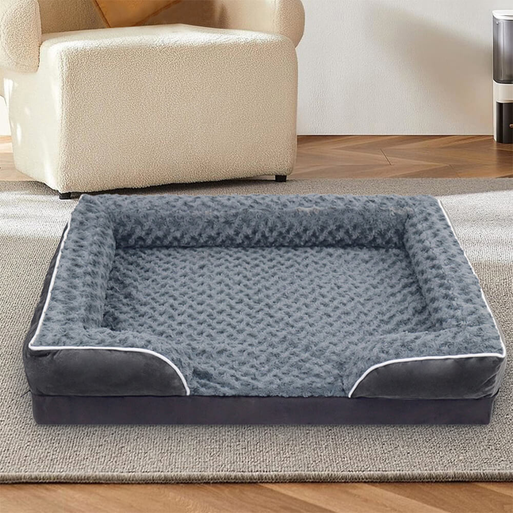 Waterproof Orthopedic Dog Bed with Removable Cover