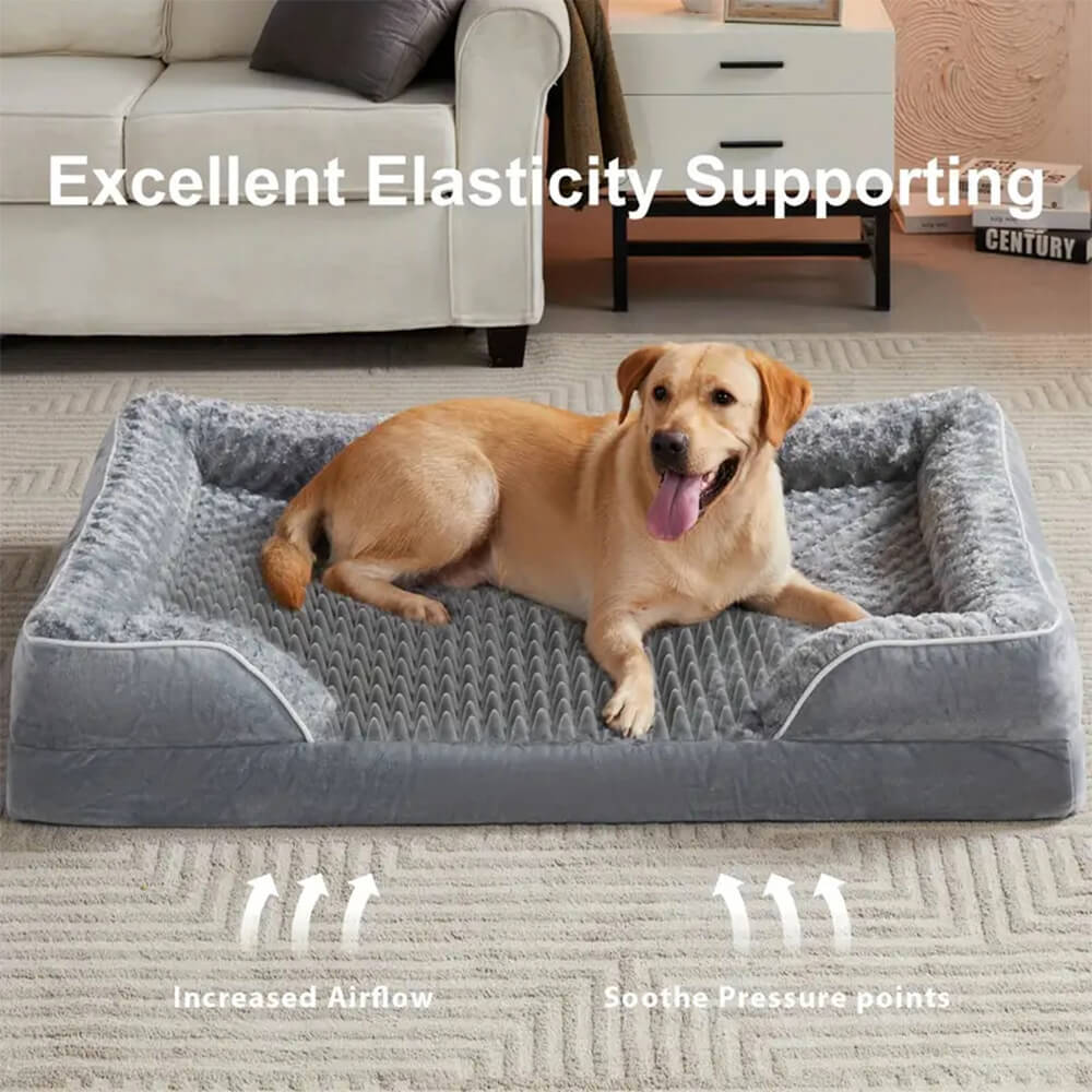 Waterproof Orthopedic Dog Bed with Removable Cover