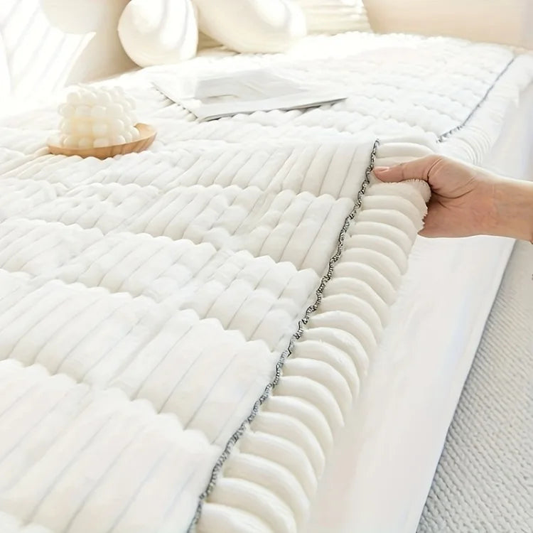 Lazy Soft Flannel Breathable Pet Mat Non-slip Couch Cover