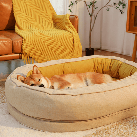Round Orthopedic Dog Bed