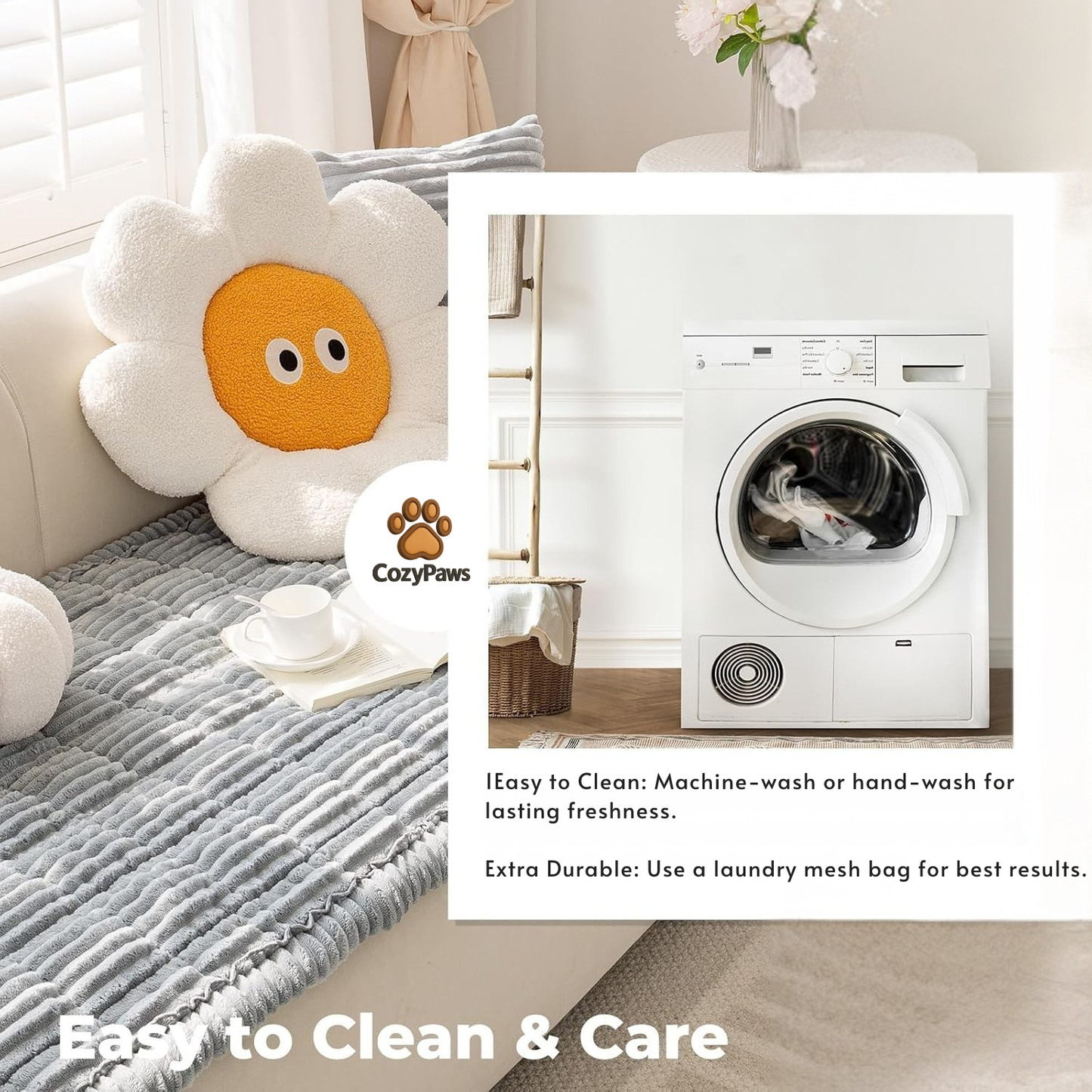 Lazy Soft Flannel Breathable Pet Mat Non-slip Couch Cover