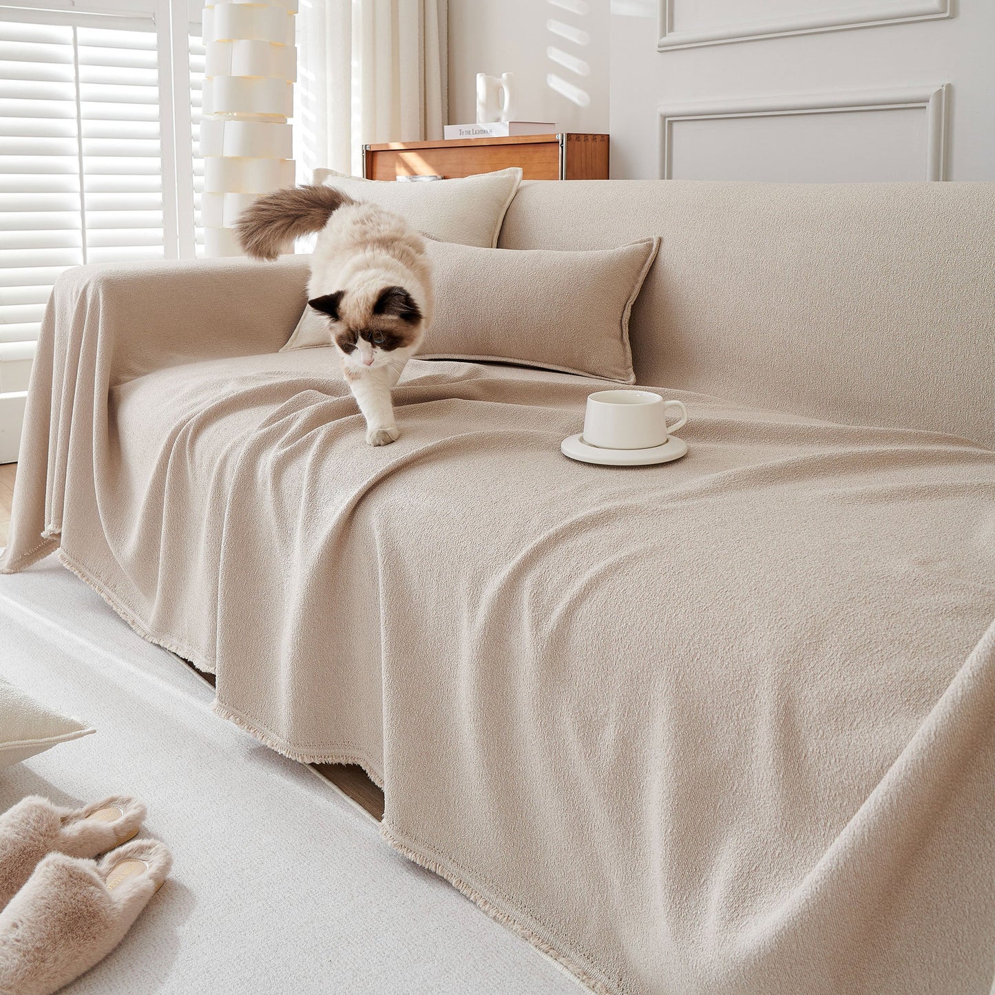 Waterproof Anti-Slip AquaLux Sofa/Couch Cover for Pet Owners