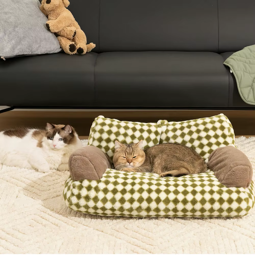 Vintage Leisure Diamond Hunde- und Katzensofabett