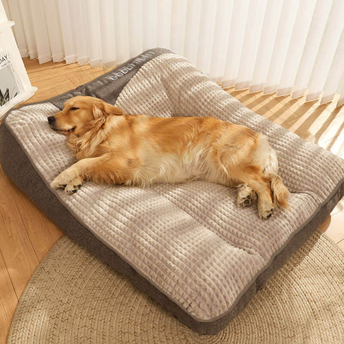 Large Thick Scratch-resistant Spine Protection Dog Cushion Bed.