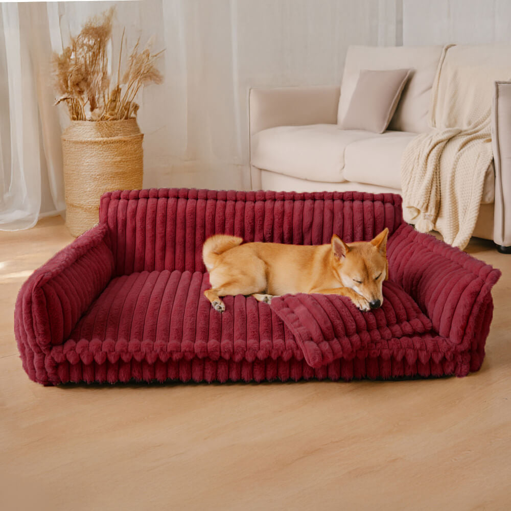 Snoozy Dream – Orthopedic & Washable Dog Sofa Bed for Ultimate Comfort