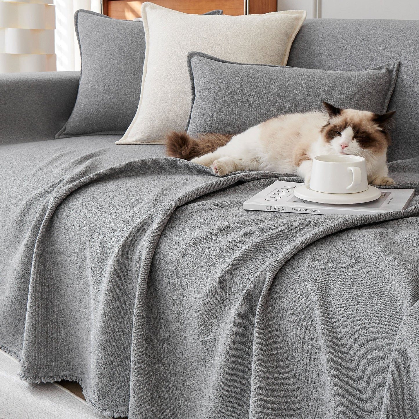 Waterproof Anti-Slip AquaLux Sofa/Couch Cover for Pet Owners