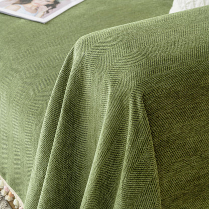 Pet Friendly Herringbone Tassel Luxe Sofa/Couch Cover