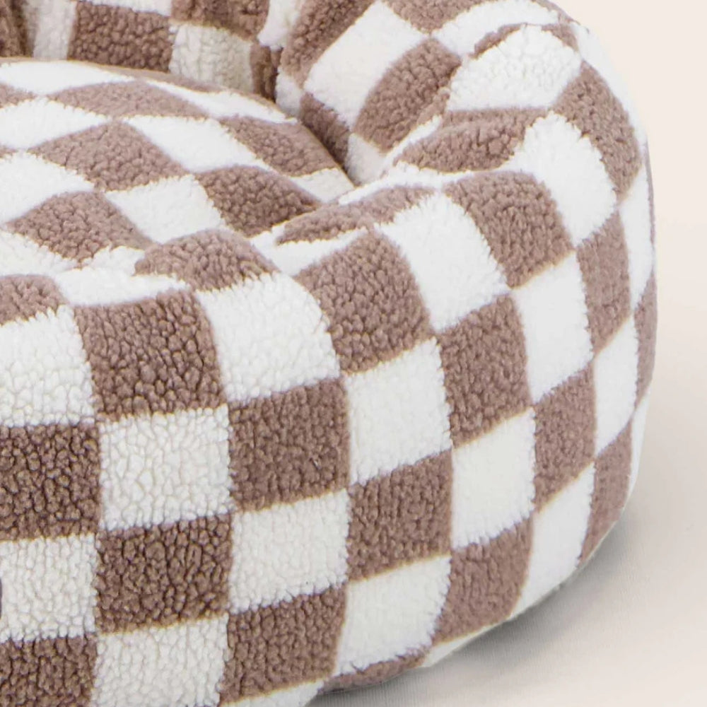 Large Donut Pet Bed - Comfort & Anxiety Relief for Dogs and Cats