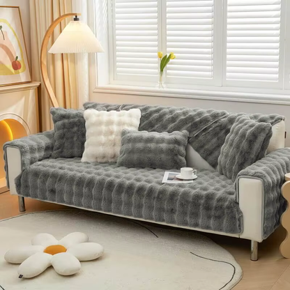 Waterproof Fluffy Soft Furniture Protector Couch Cover-EverDry
