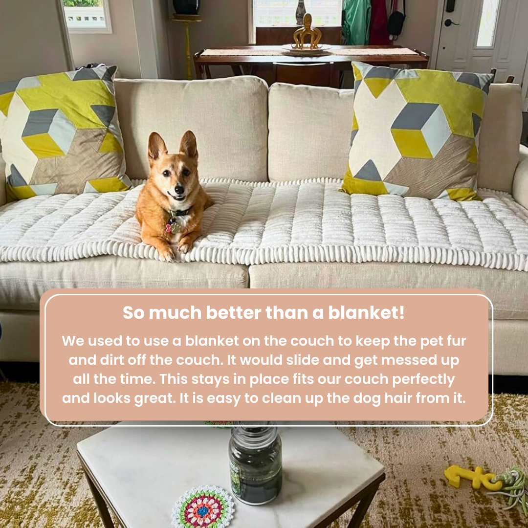 Lazy Soft Flannel Breathable Pet Mat Non-slip Couch Cover