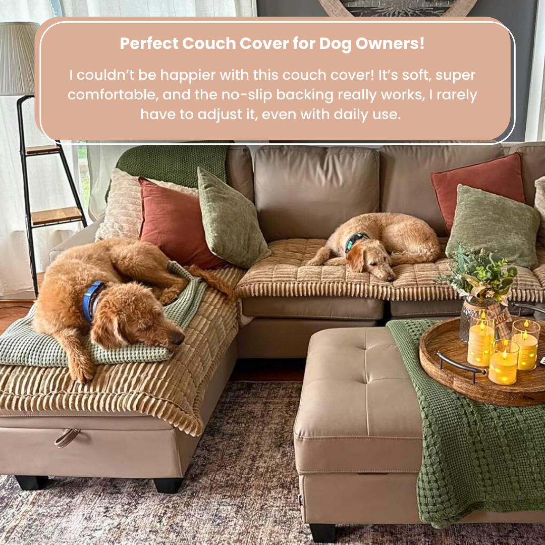 Lazy Soft Flannel Breathable Pet Mat Non-slip Couch Cover