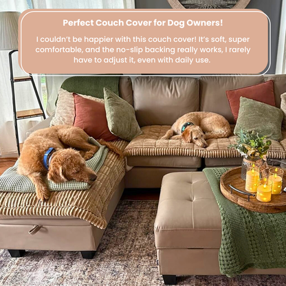 Lazy Soft Flannel Breathable Pet Mat Non-slip Couch Cover