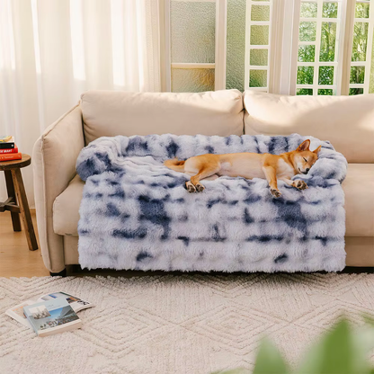 Fluffy Pet Mat – Calm Comfort & Couch Protection in One
