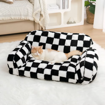 Vintage Leisure Diamond Hunde- und Katzensofabett