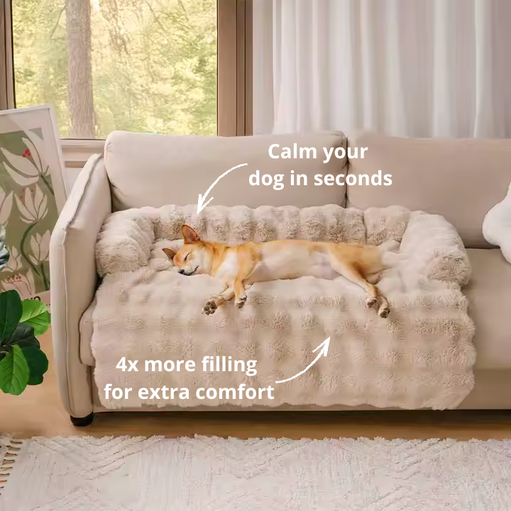 Flauschiges, beruhigendes Hundebett, Sofaschutz, Haustiermatte