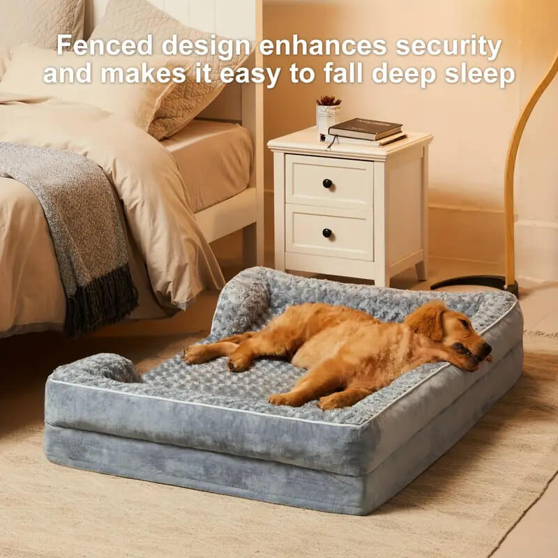 Waterproof Orthopedic Dog Bed with Removable Cover