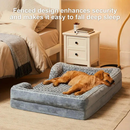 Waterproof Orthopedic Dog Bed with Removable Cover