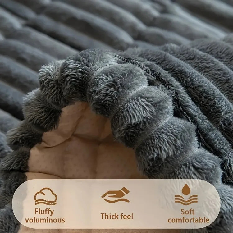 Lazy Soft Flannel Breathable Pet Mat Non-slip Couch Cover