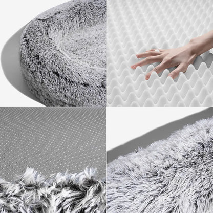 Luxury Super Large Sleep Deeper Oval Bed Human Dog Bed