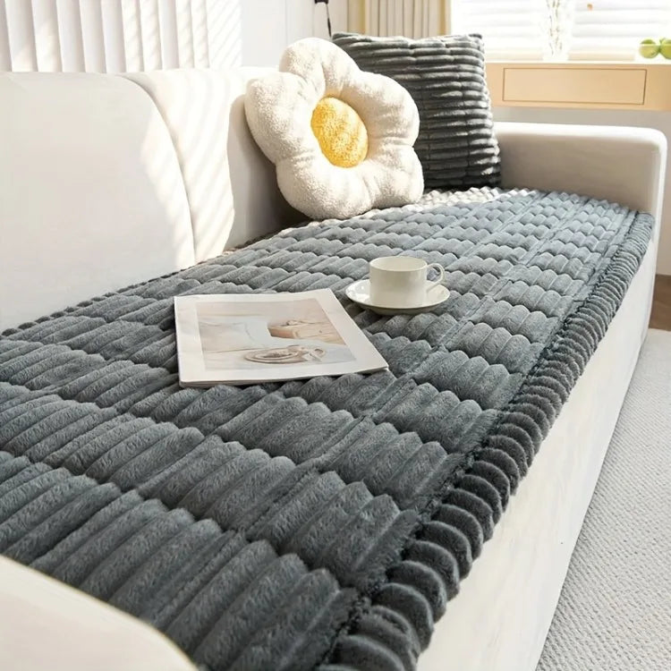 Lazy Soft Flannel Breathable Pet Mat Non-slip Couch Cover
