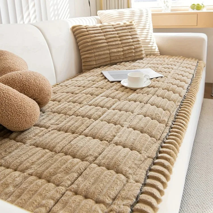 Lazy Soft Flannel Breathable Pet Mat Non-slip Couch Cover