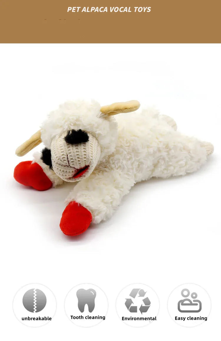 Lamb Chop™ Plush Dog Toy – Your Pup’s Favorite Snuggle & Play Buddy!
