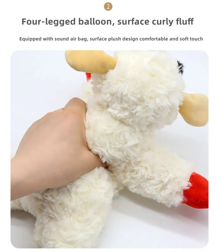 Lamb Chop™ Plush Dog Toy – Your Pup’s Favorite Snuggle & Play Buddy!