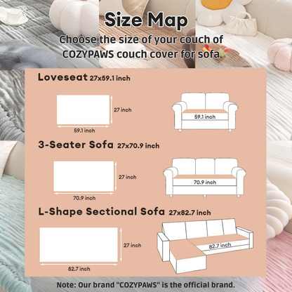 Lazy Soft Flannel Breathable Pet Mat Non-slip Couch Cover