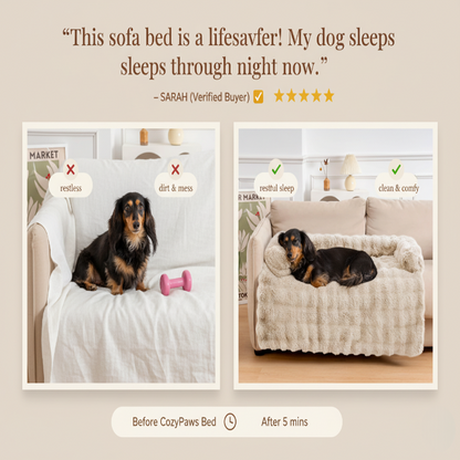 Flauschiges, beruhigendes Hundebett, Sofaschutz, Haustiermatte