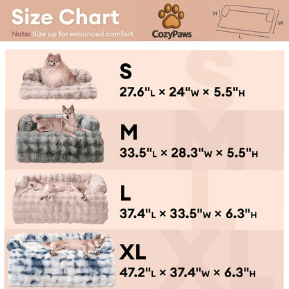 Flauschiges, beruhigendes Hundebett, Sofaschutz, Haustiermatte