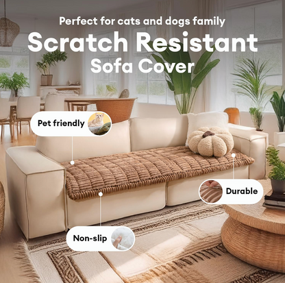 Lazy Soft Flannel Breathable Pet Mat Non-slip Couch Cover