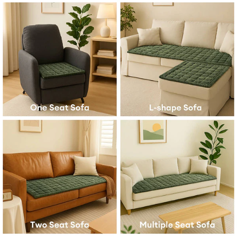 Lazy Soft Flannel Breathable Pet Mat Non-slip Couch Cover