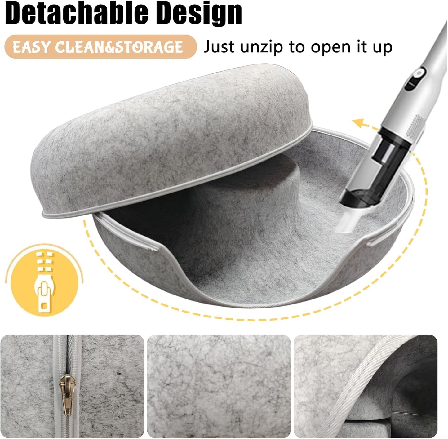 CozyPaws Cat Cave – Dual Bed & Tunnel Hideout for Play and Rest