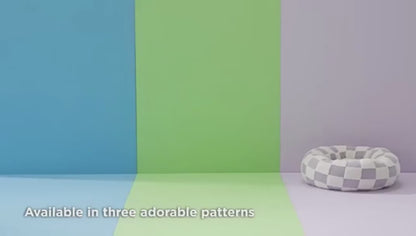Large Donut Pet Bed - Comfort & Anxiety Relief for Dogs and Cats